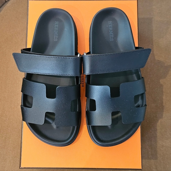 SOLD. Hermes Chypre Sandals - Picture 2 of 6